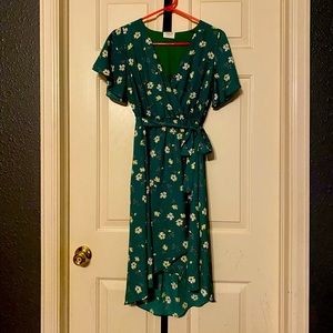Green Floral Dress